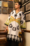 Rawsilk Applique work Kurta