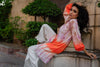 Pure Grip Tie and Dye Kurta with Adda Embalishment