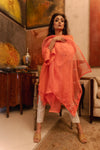 Grip Cut work Kurta Paired with Ogranza Embroidered Duppata