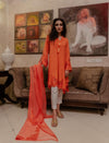 Grip Cut work Kurta Paired with Ogranza Embroidered Duppata