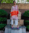 Pure Grip Tie and Dye Kurta with Adda Embalishment