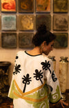 Rawsilk Applique work Kurta