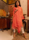 Grip Cut work Kurta Paired with Ogranza Embroidered Duppata