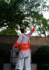 Pure Grip Tie and Dye Kurta with Adda Embalishment